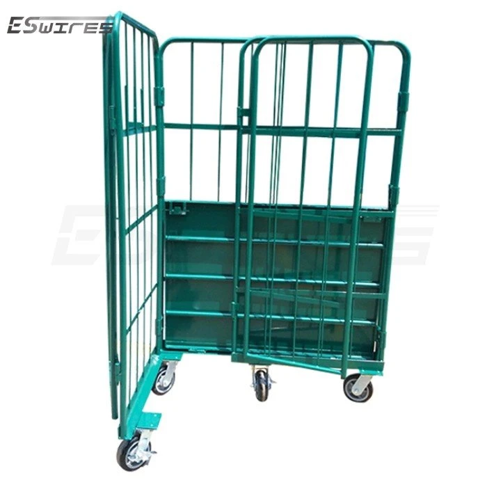 steel roll container fold